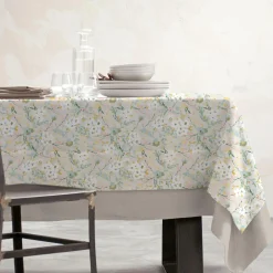 EMINZA Nappe rectangulaire coton enduit (150 x 350 cm) Ornella Multicolore Hot