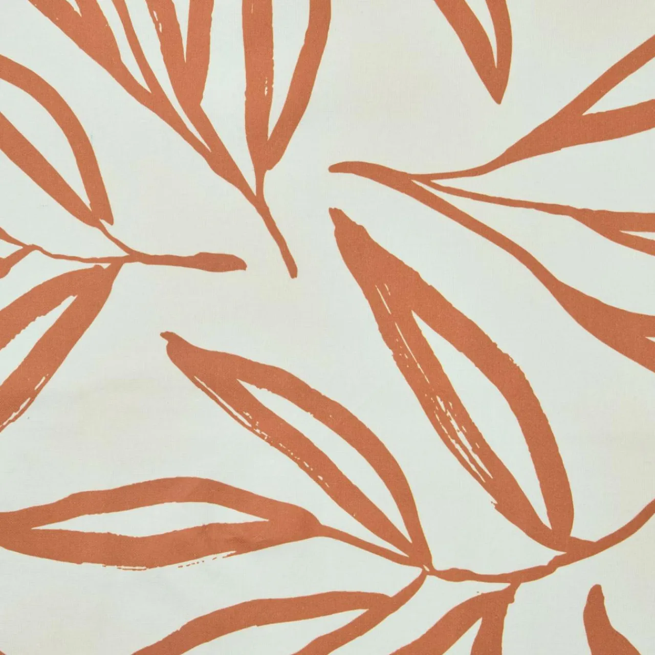 EMINZA Nappe rectangulaire coton enduit (150 x 350 cm) Galice Terracotta New
