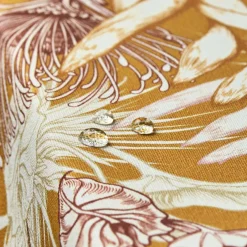 EMINZA Nappe rectangulaire coton enduit (150 x 250 cm) Granada Jaune moutarde Outlet
