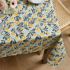 EMINZA Nappe rectangulaire coton enduit (150 x 350 cm) Mafalda Multicolore Clearance