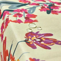 EMINZA Nappe rectangulaire coton enduit (150 x 350 cm) Margot Multicolore Online