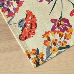 EMINZA Nappe rectangulaire coton enduit (150 x 350 cm) Margot Multicolore Online