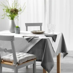 DOUCEUR D'INTERIEUR Nappe rectangulaire coton (140 x 240 cm) Charline Beige Sale