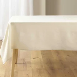 douceur d'intu017drieur Nappe rectangulaire coton (150 x 240 cm) Serafine Ecru Online