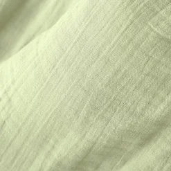 EMINZA Nappe rectangulaire gaze de coton (150 x 250 cm) Gaïa Vert tilleul Hot
