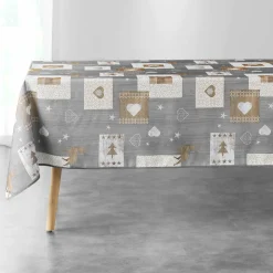 DOUCEUR D'INTERIEUR Nappe rectangulaire (L240 cm) Augustin e Gris Hot