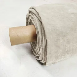 EMINZA Nappe rectangulaire lin lavé (170 x 350 cm) Louise Beige Hot