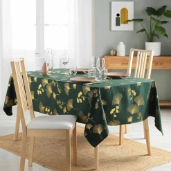 DOUCEUR D'INTERIEUR Nappe rectangulaire (150 x 300 cm) Bloomy Vert Clearance