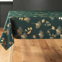 DOUCEUR D'INTERIEUR Nappe rectangulaire (150 x 300 cm) Bloomy Vert Clearance