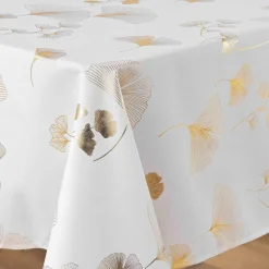 DOUCEUR D'INTERIEUR Nappe rectangulaire (150 x 300 cm) Bloomy he Blanc Outlet