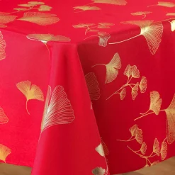 DOUCEUR D'INTERIEUR Nappe rectangulaire (150 x 300 cm) Bloomy Rouge Clearance