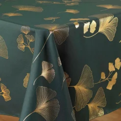 DOUCEUR D'INTERIEUR Nappe rectangulaire (150 x 240 cm) Bloomy Vert Hot