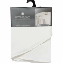 ATMOSPHERA Nappe ronde anti tache (D180 cm) Lina Ivoire