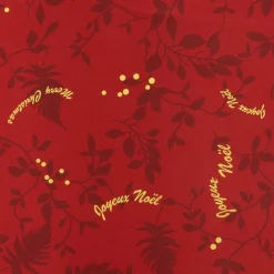 Feeric Lights & Christmas Nappe ronde anti tache (D180 cm) Réveillon Rouge Hot