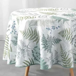 DOUCEUR D'INTERIEUR Nappe ronde (D180 cm) Melisandre e Vert Discount