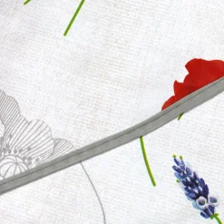 DOUCEUR D'INTERIEUR Nappe ronde tissu PVC (D160 cm) Sisteron Rouge Best