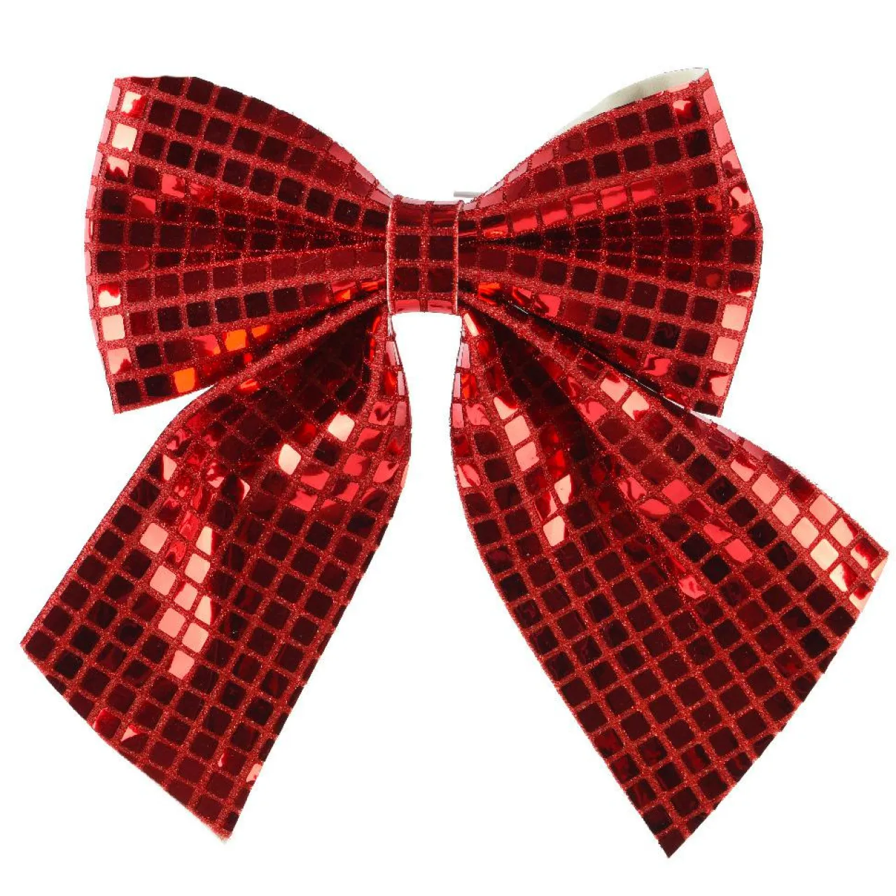 KAEMINGK Noeud de Noël (H24 cm) Disco Rouge Hot