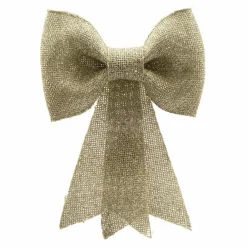 KAEMINGK Nœud pailleté (H14 cm) Royal Or New