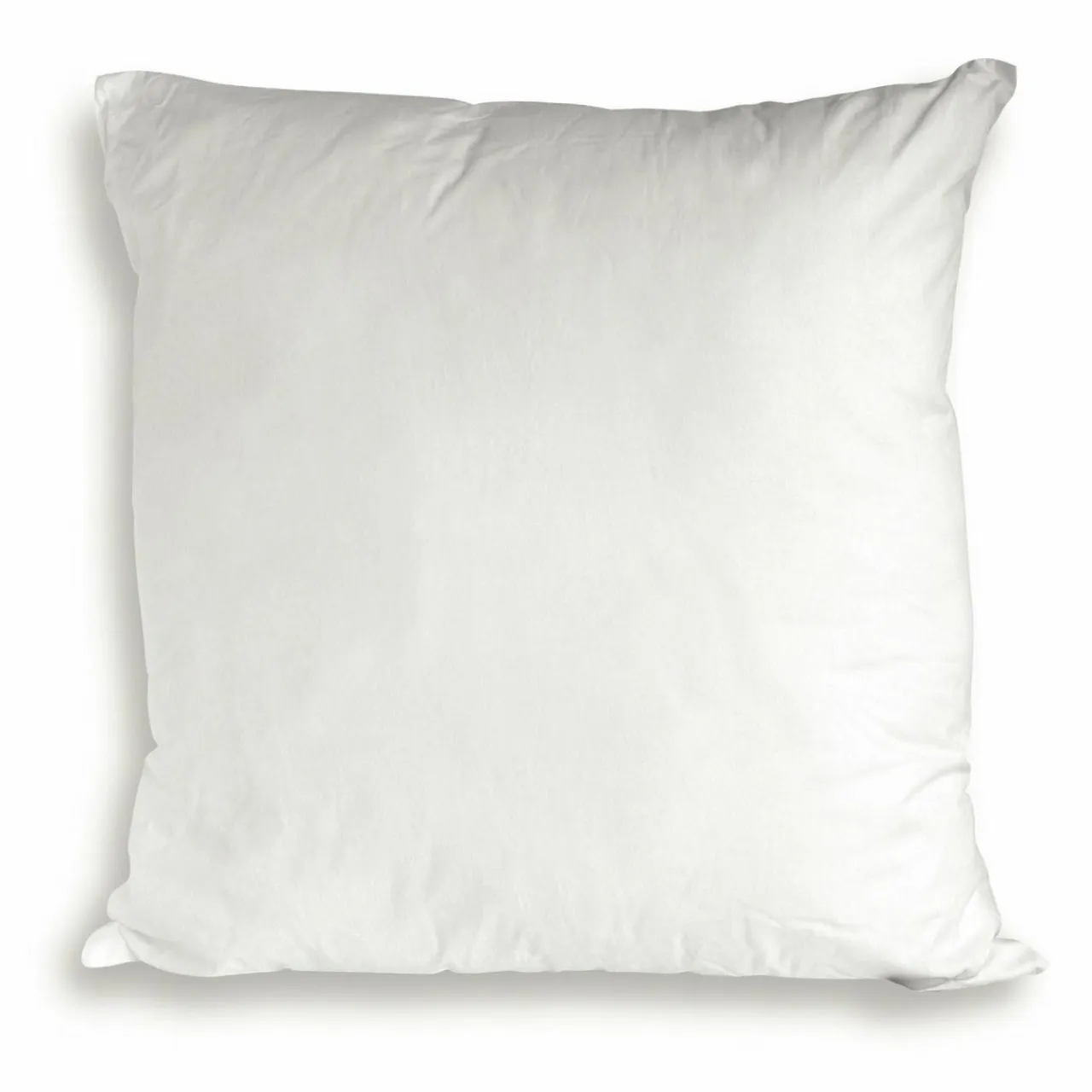 BLEU CALIN Oreiller carré moelleux (60 x 60 cm) Coton bio Blanc Hot