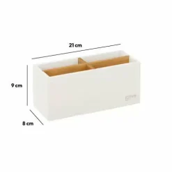 5 Five Simply Smart Organisateur de maquillage 4 compartiments Natureo Blanc Clearance
