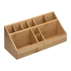 INSTANT D'O Organisateur de maquillage Compartiment Bambou Naturel New