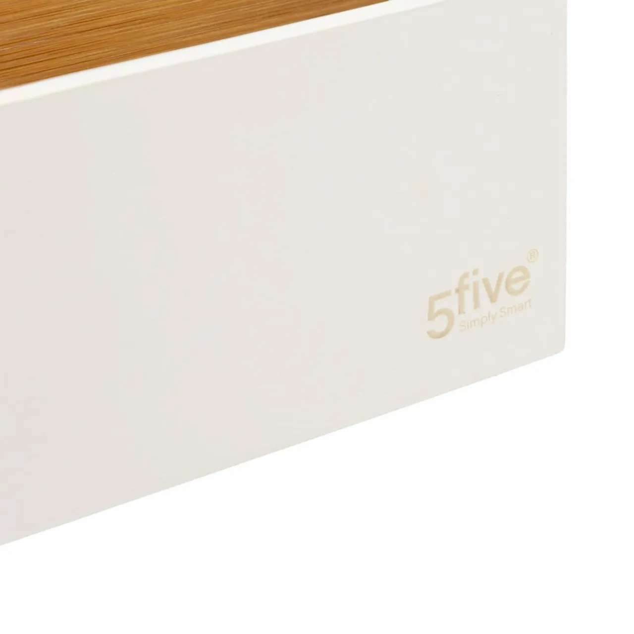 5 Five Simply Smart Organisateur de maquillage 5 compartiments Natureo Blanc Best
