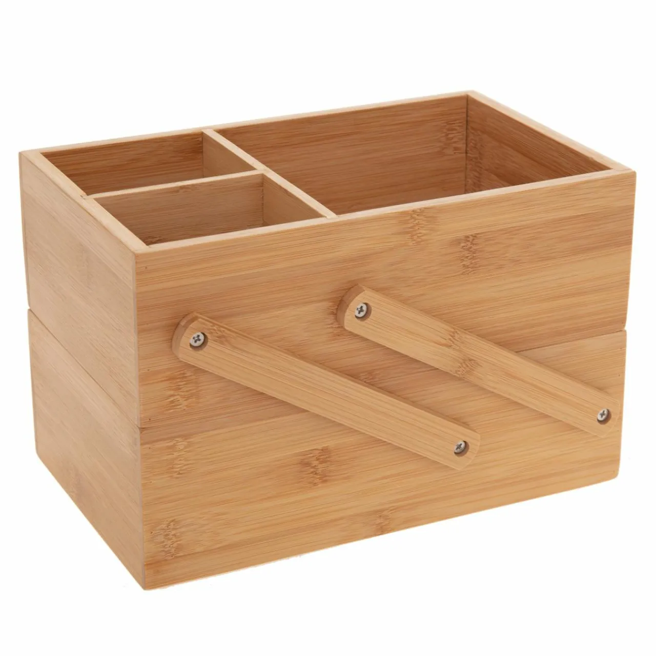 5 Five Simply Smart Organisateur de maquillage 2 niveaux Bambou Naturel New