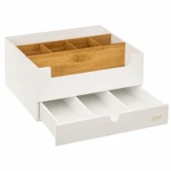 5 Five Simply Smart Organisateur de maquillage 1 tiroir Natureo Blanc Clearance