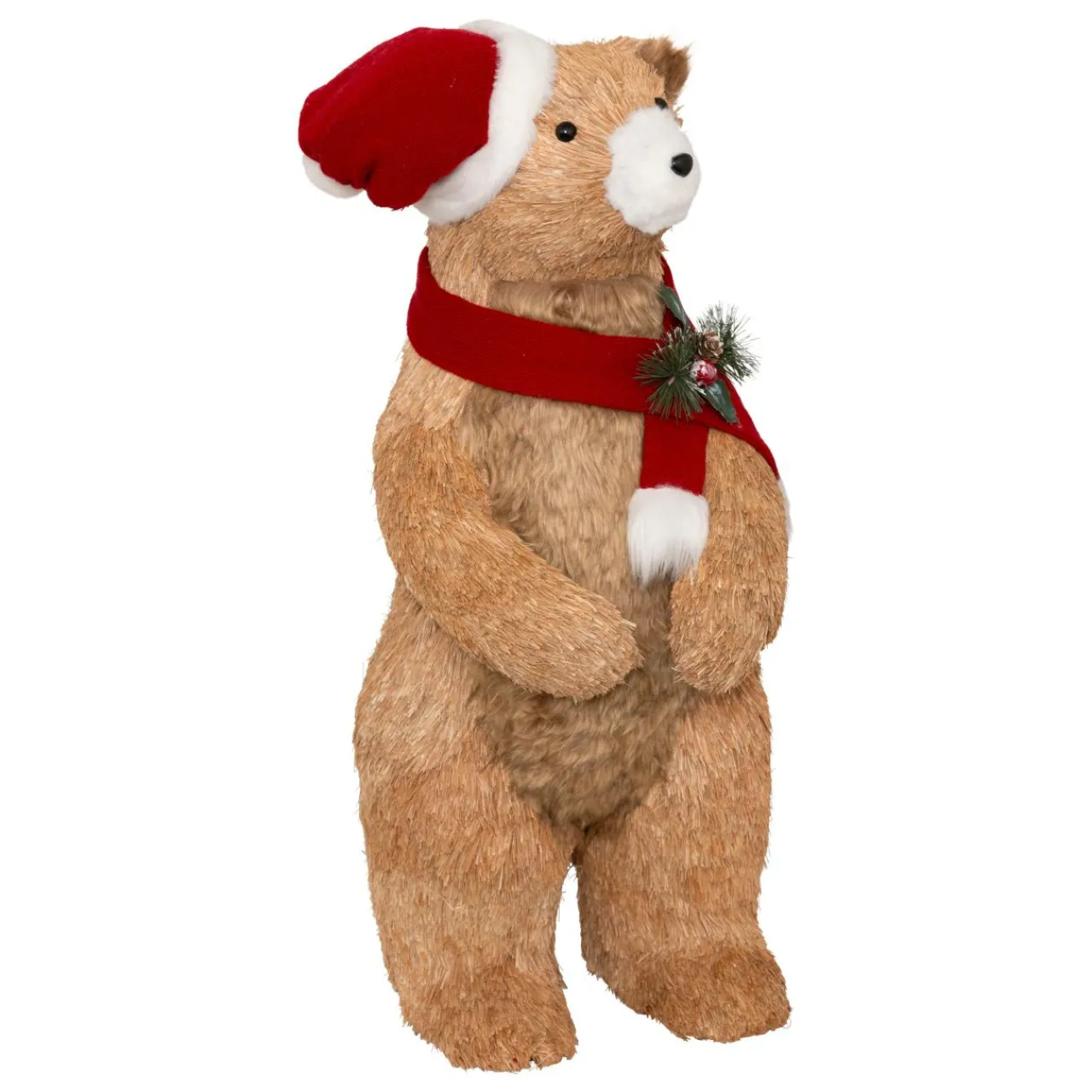 JJA Ours décoratif en bois (H73 cm) Gulliver curieux Marron clair Outlet