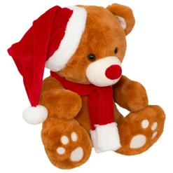 JJA Ours en peluche (H50 cm) Loulou écharpe rouge Marron Online