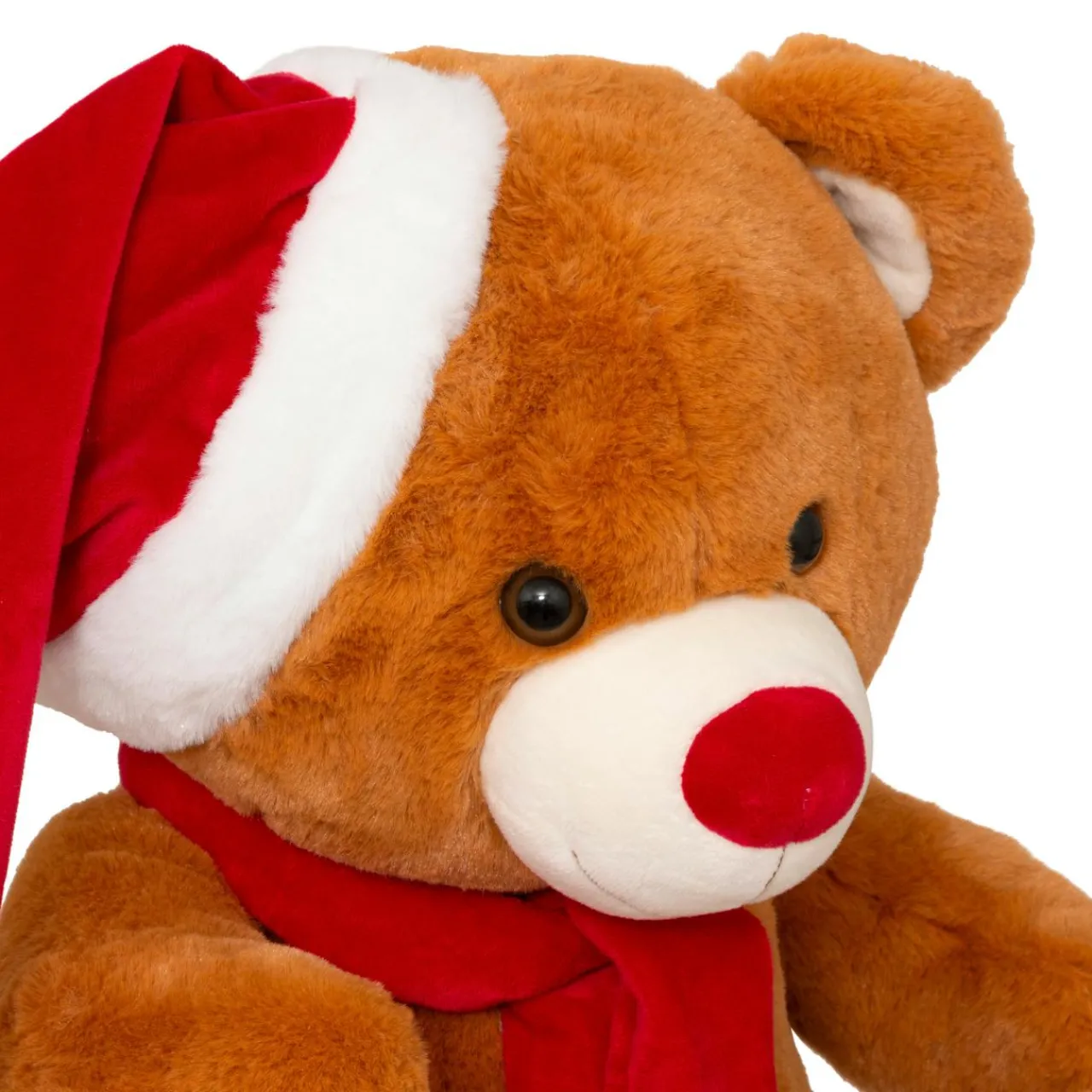 JJA Ours en peluche (H50 cm) Loulou écharpe rouge Marron Online