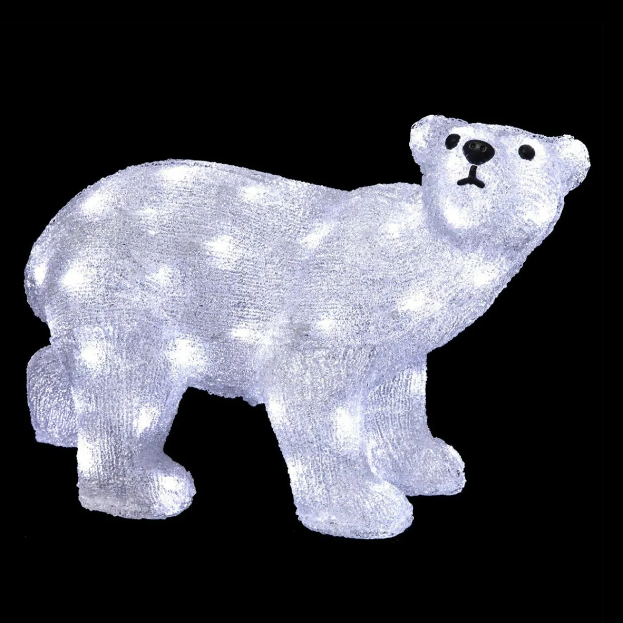 Feeric Lights & Christmas Ours lumineux 60 LED (H35 cm) Bali Blanc froid New
