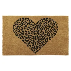 LUANCE Paillasson Coco (45 x 75 cm) Leopard Noir Online