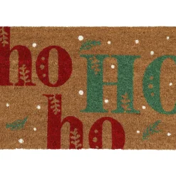 LUANCE Paillasson de Noël coco (40 x 60 cm) Ho Ho Multicolore Clearance