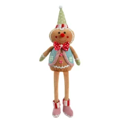 KAEMINGK Pain d'épices jambes souples (H50 cm) Johnny le Clown Multicolore Hot