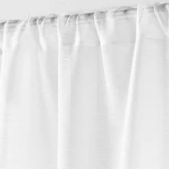 douceur d'intu017drieur Paire de voilages passe-tringle (70 x 200 cm) Lissea Blanc Outlet