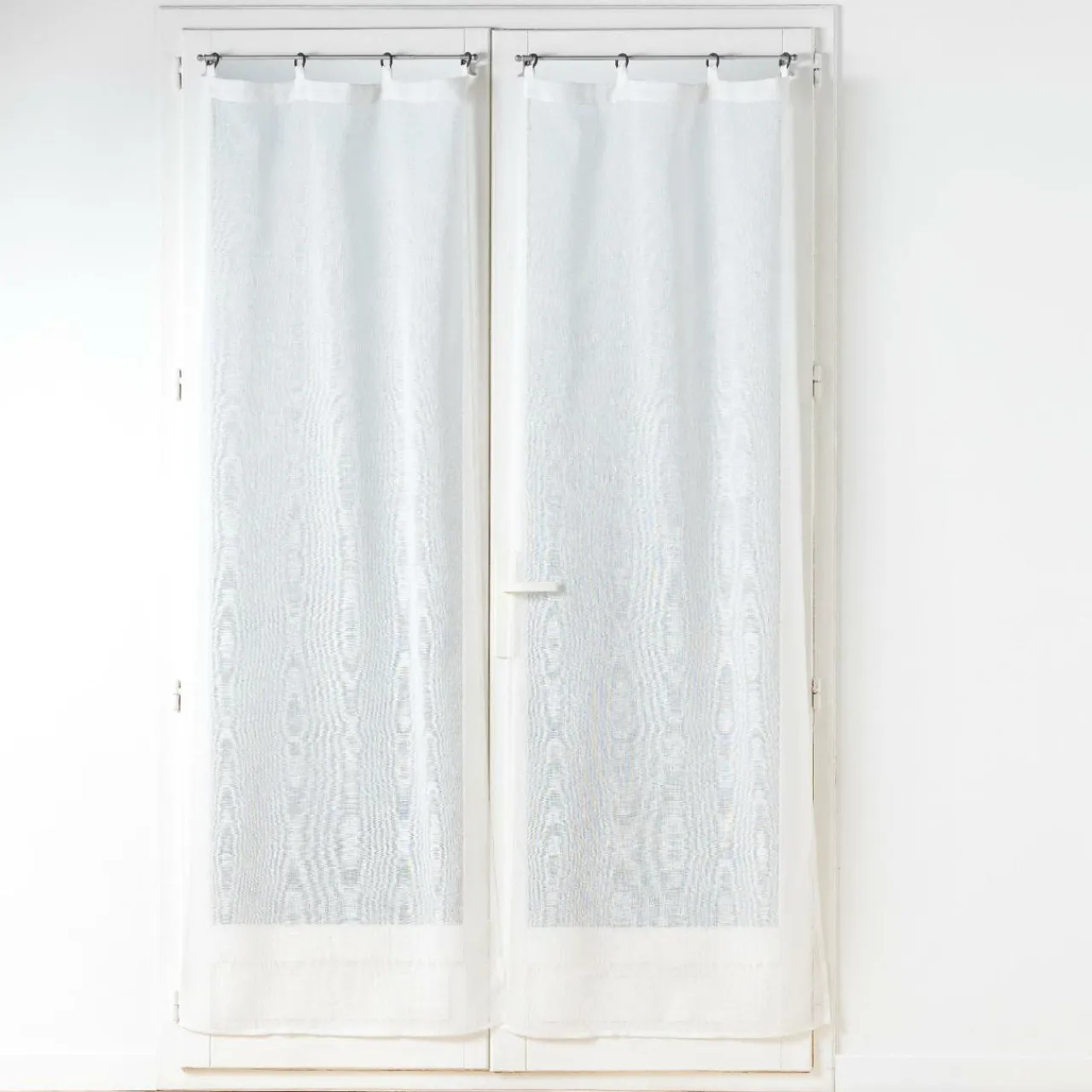douceur d'intu017drieur Paire de voilages tissés oeillets (70 x 200 cm) Davina Blanc New