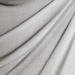 LINDER Paire de voilages (60 x 140 cm) Etamine givrée Gris clair Clearance