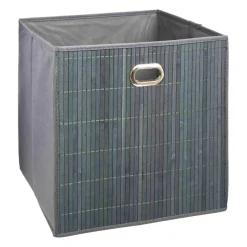 INSTANT D'O Panier de rangement Bamboon Grand modèle Gris New