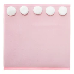 ATMOSPHERA Panier de rangement enfant (29 x 29 cm) 5 Pompons Rose Sale