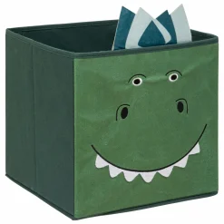 Atmosphera createur d'interieur for kids Panier de rangement enfant (29 x 29 cm) Dino Vert Hot
