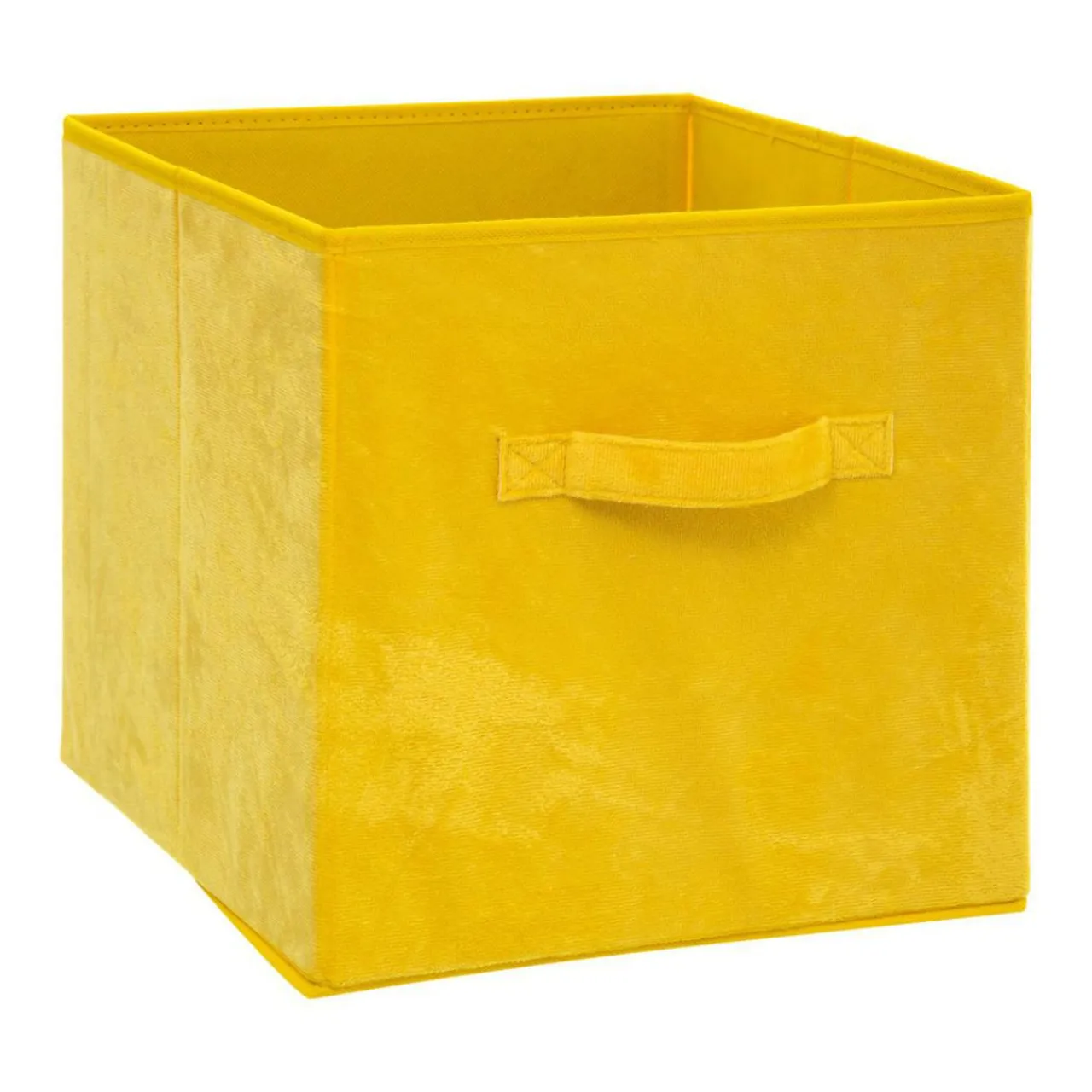 ATMOSPHERA Panier de rangement Velouria Jaune Sale