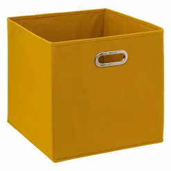 5 Five Simply Smart Panier de rangement (31 x 31 cm) Helena Jaune moutarde Online