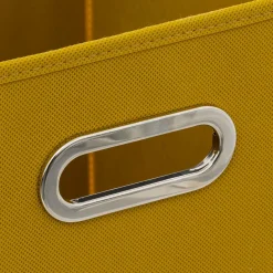 5 Five Simply Smart Panier de rangement (31 x 31 cm) Helena Jaune moutarde Online