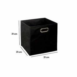 5 Five Simply Smart Panier de rangement (31 x 31 cm) Helena Noir Online