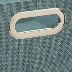 5 Five Simply Smart Panier de rangement ( 31 x 15 cm) Helena Bleu pétrole chiné