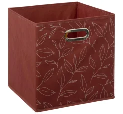 ATMOSPHERA Panier de rangement (31 x 31 x 31 cm) Minimalist Rouge Discount