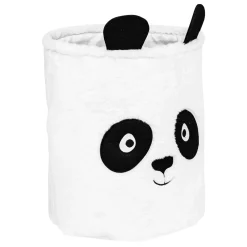 Atmosphera cru017dateur d'intu017drieur for kids Panier à jouets enfant (35x 40 cm) Panda Blanc Best