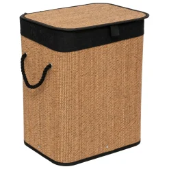 5 Five Simply Smart Panier à linge bambou 60 L (H50 cm) Stremy Beige
