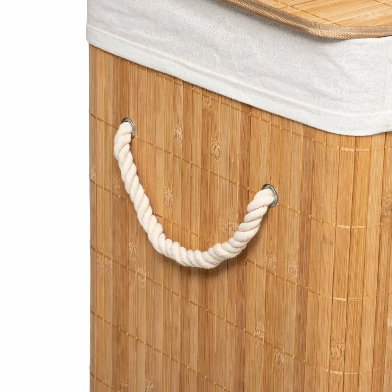 ATMOSPHERA Panier à linge en bambou (H50 cm) Nuevo Naturel Clearance
